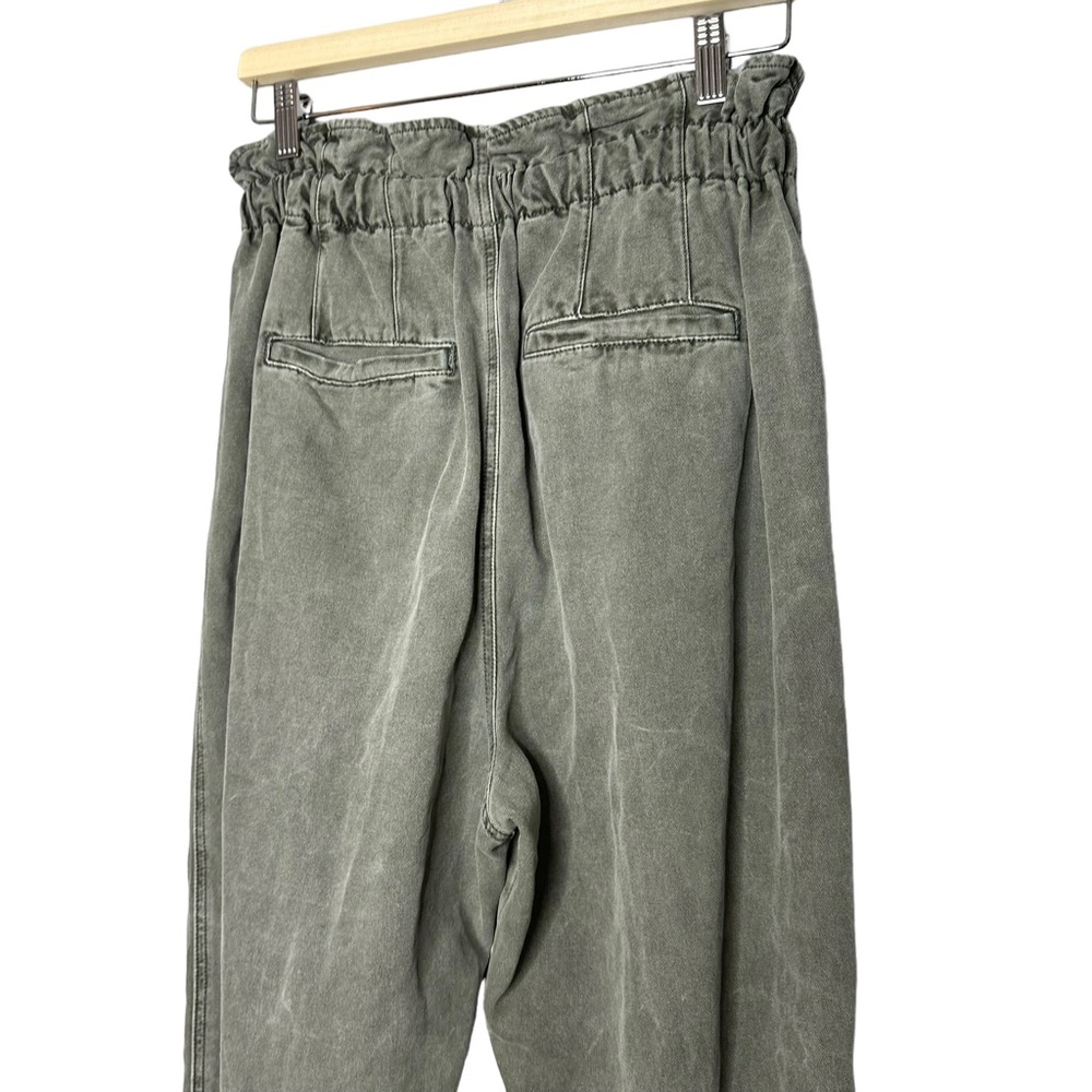 Free People Margate Pleated Trouser Paperbag Tie Waist Pants - Picture 5 of 8